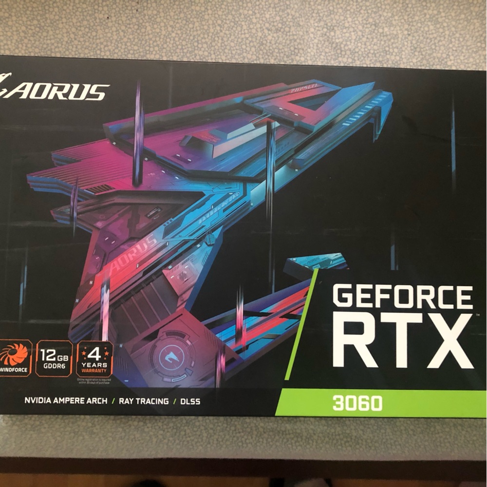 Aorus Geforce RTX 3060 Elite